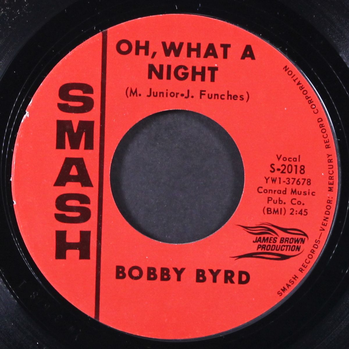 lost in the mood of changes / oh, what a night by BOBBY BYRD