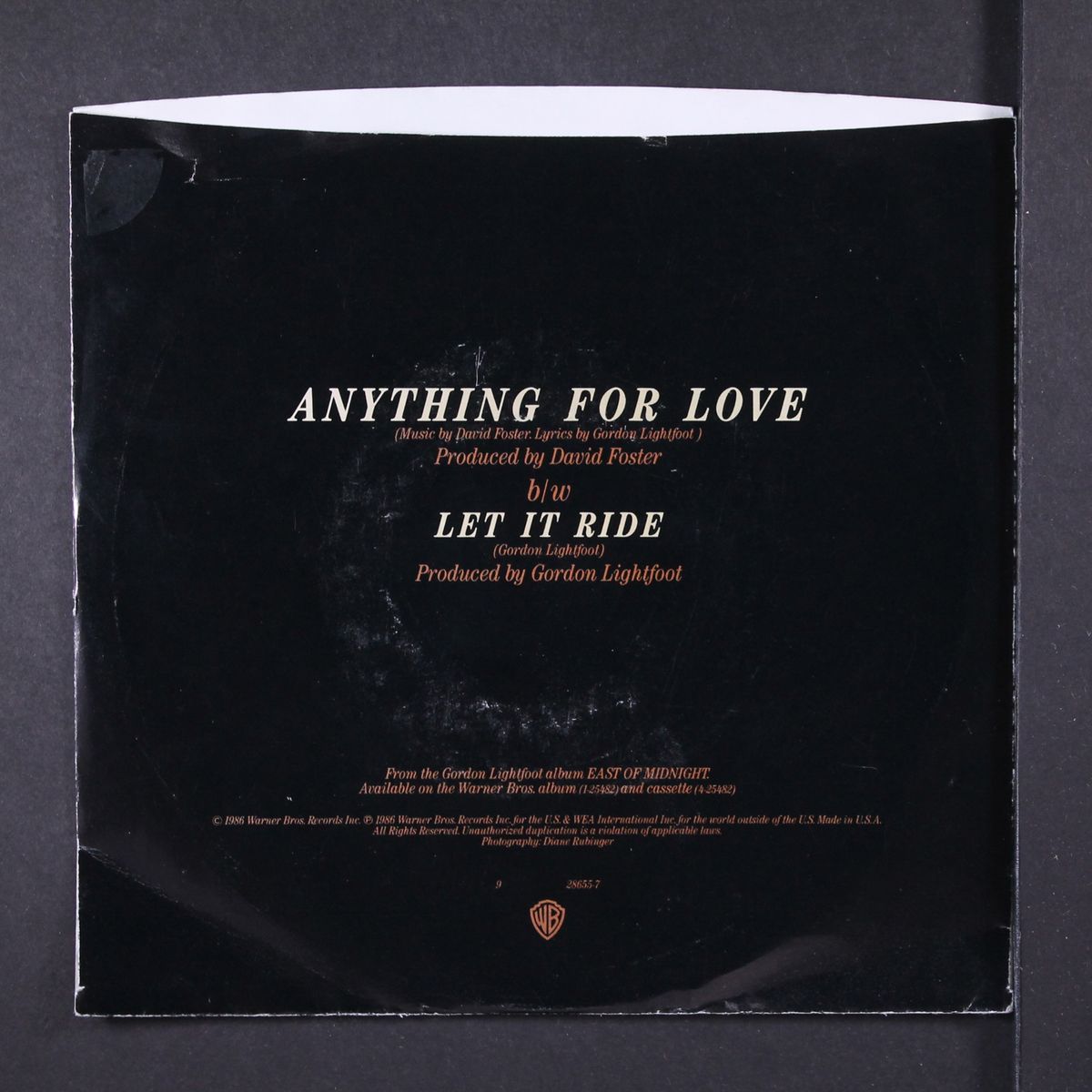 anything for love by GORDON LIGHTFOOT