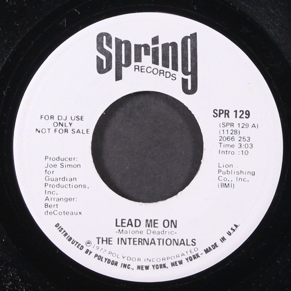 lead me on / same by INTERNATIONALS