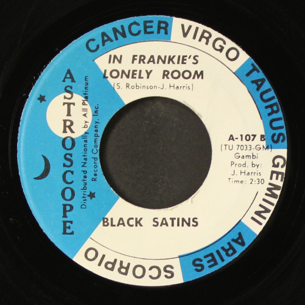 my confession of love / in frankie's lonely room by BLACK SATINS
