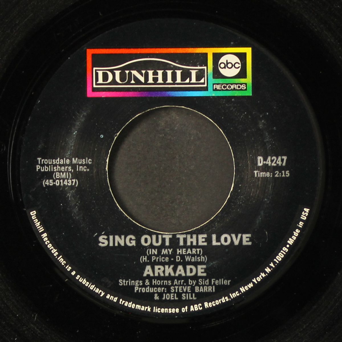 sing out the love / susan by ARKADE
