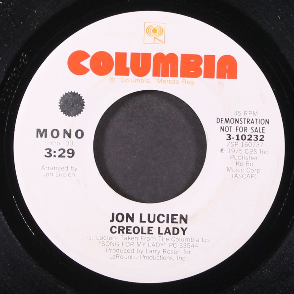 creole lady / mono by JON LUCIEN
