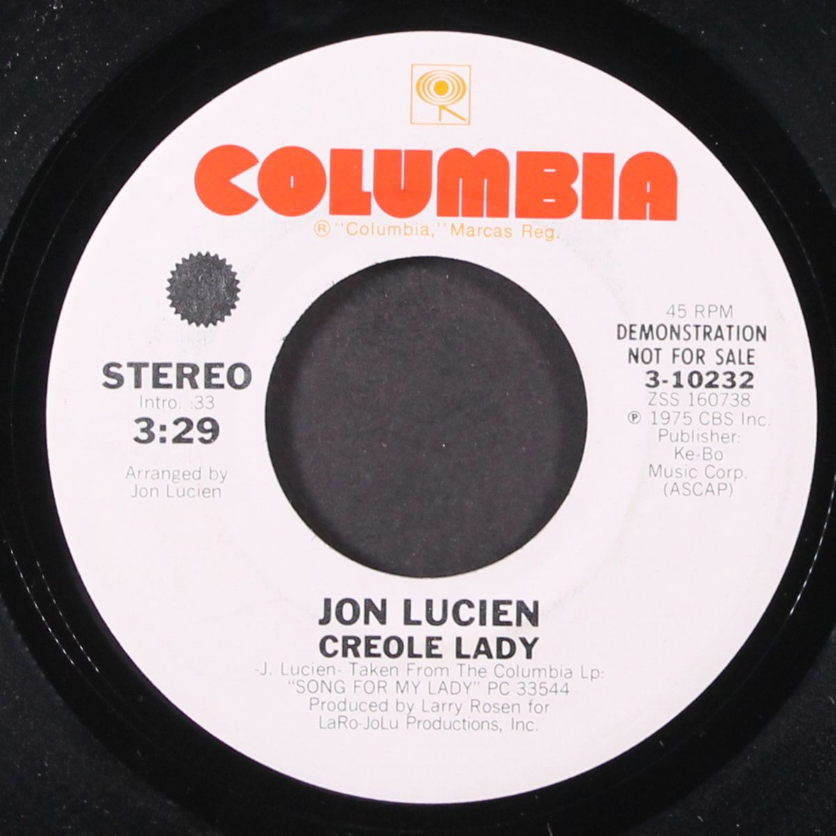 creole lady / mono by JON LUCIEN