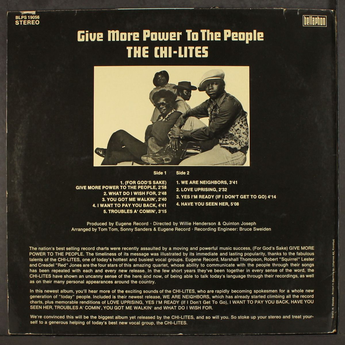 give more power to... by CHI-LITES