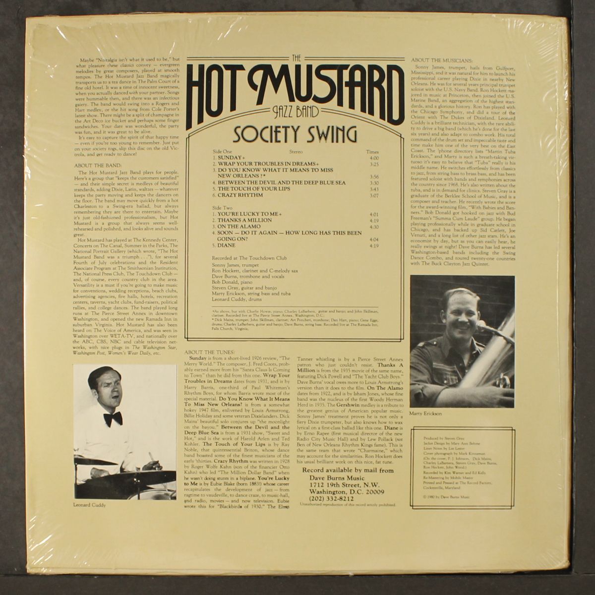 society swing by HOT MUSTARD JAZZ BAND