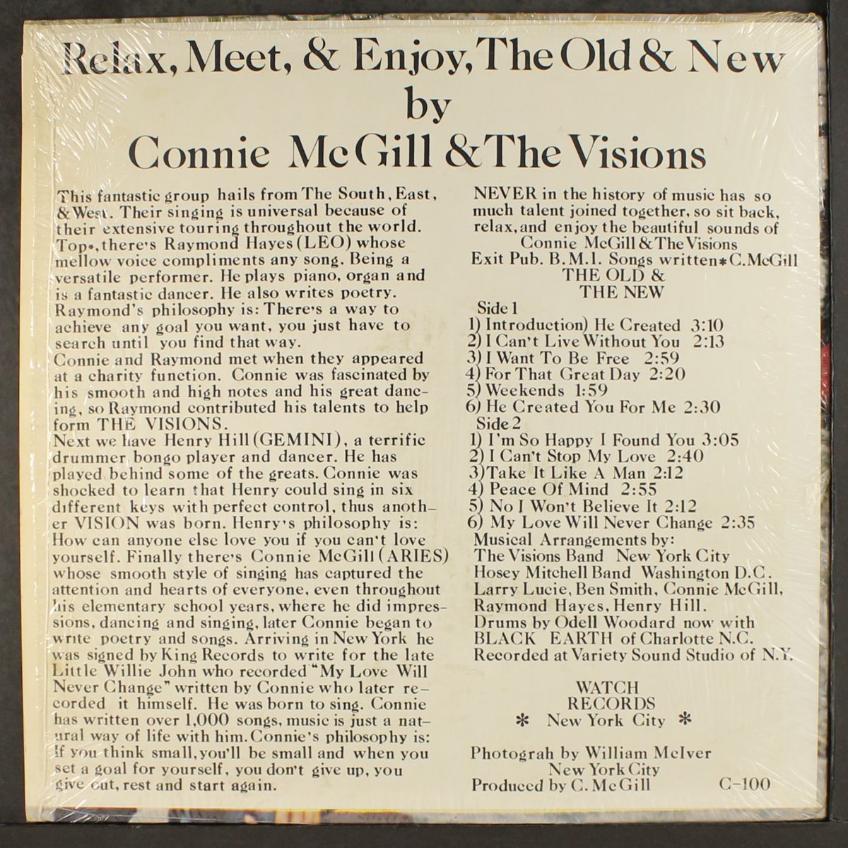 the old and the new by CONNIE MCGILL & VISIONS