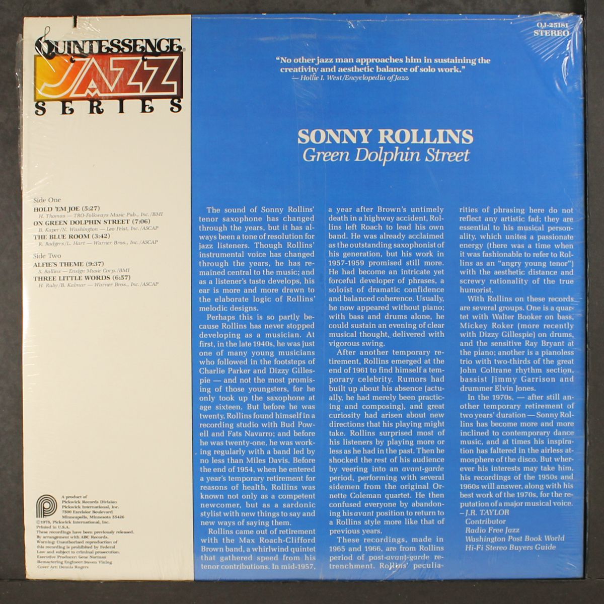 green dolphin street by SONNY ROLLINS
