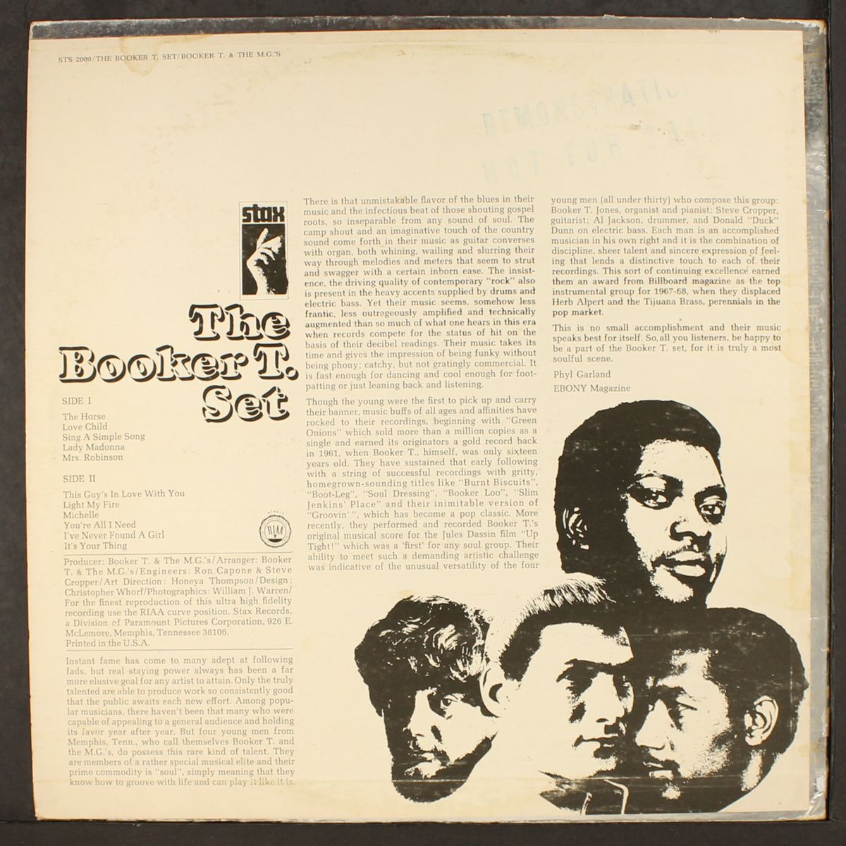 the booker t. set by BOOKER T & THE MG'S