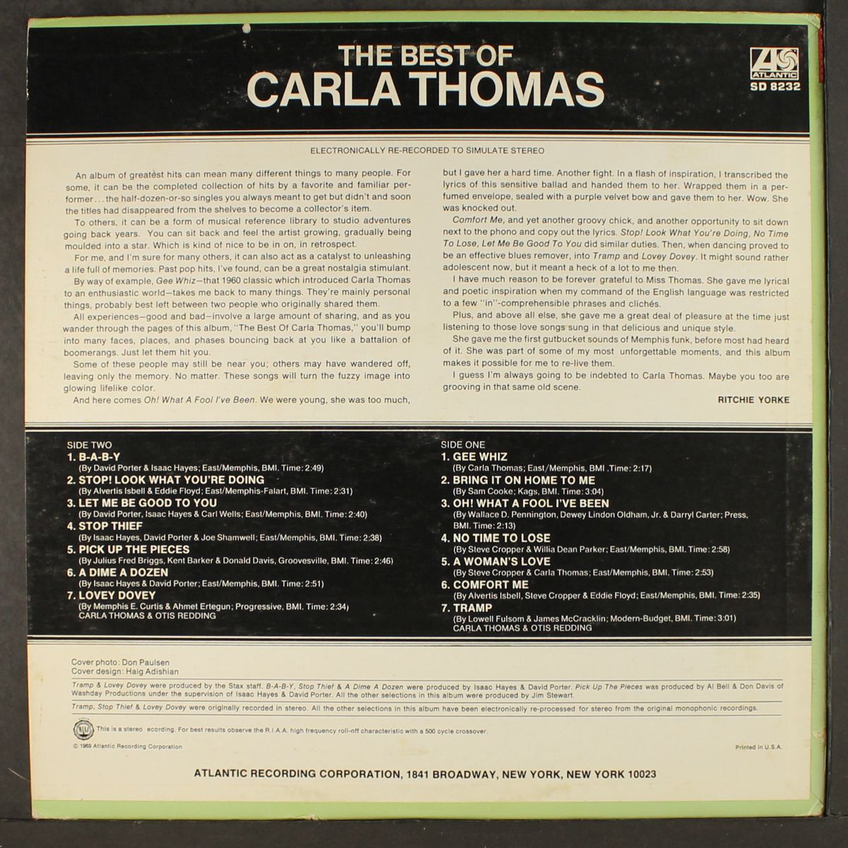 best of by CARLA THOMAS