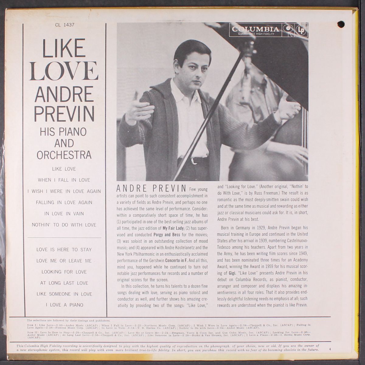 like love by ANDRE PREVIN
