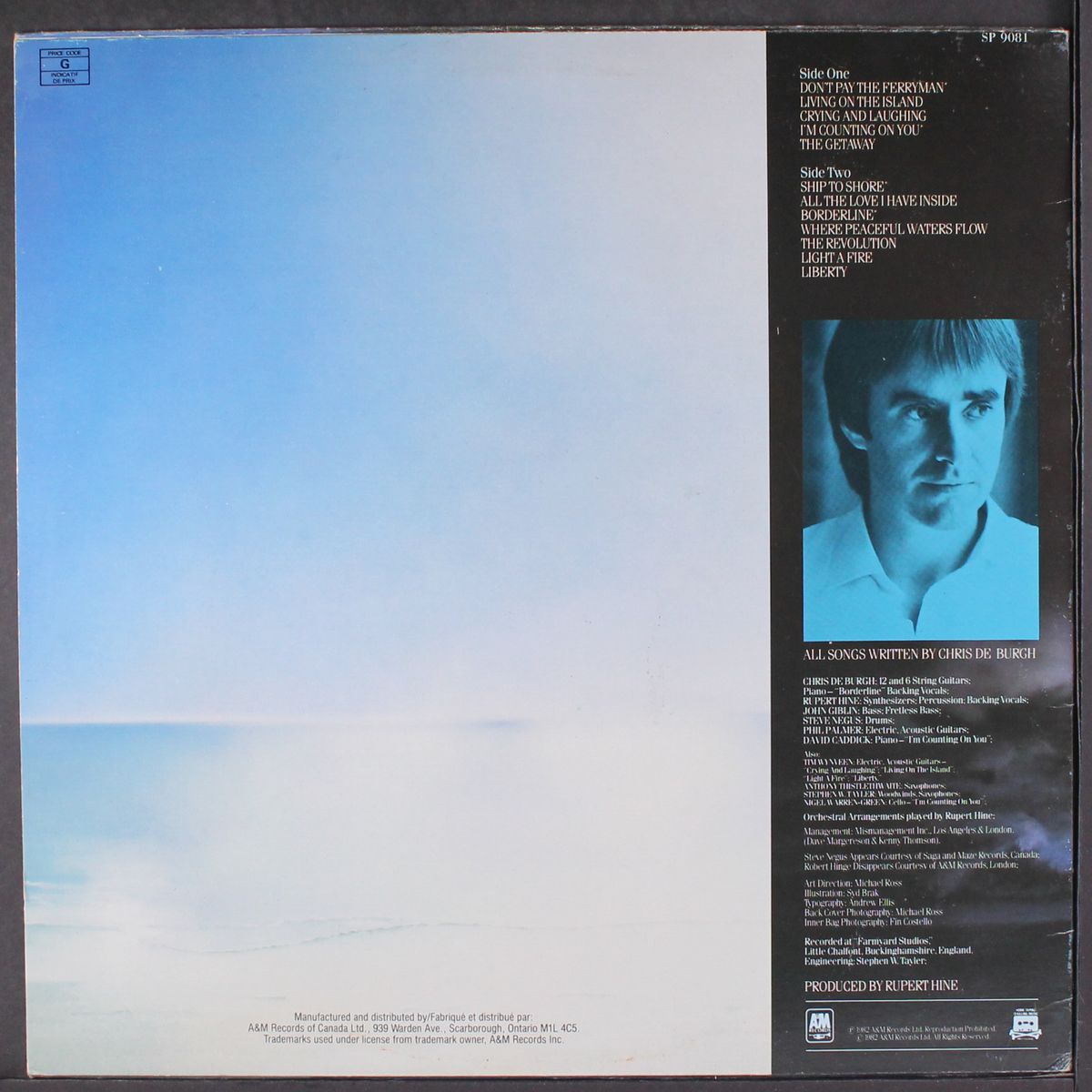 the getaway by CHRIS DE BURGH