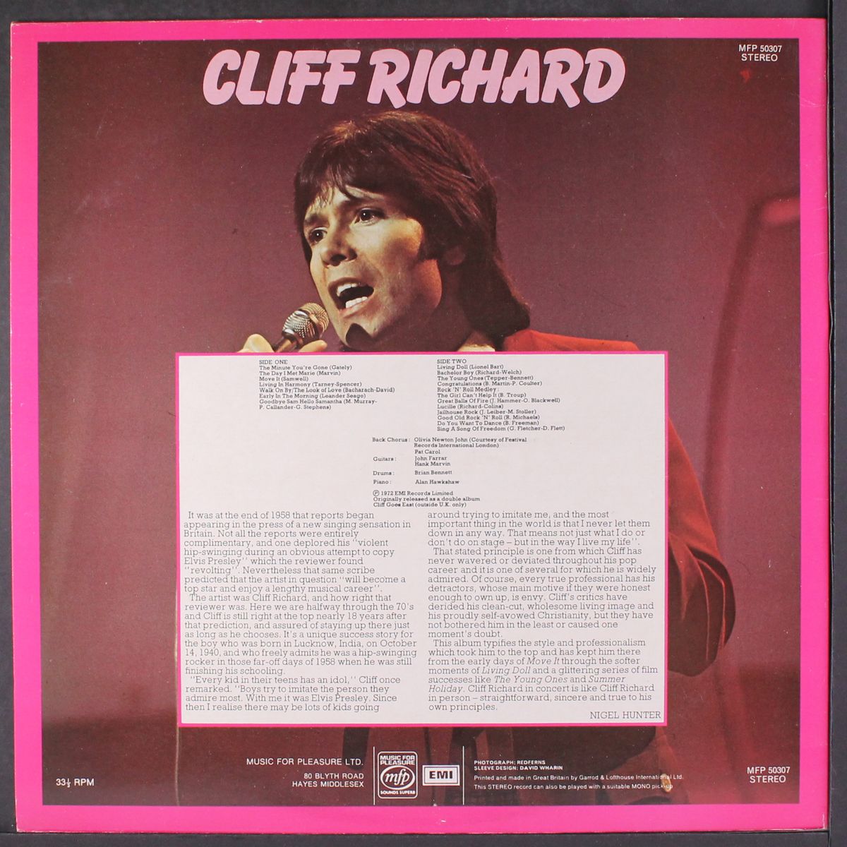live by CLIFF RICHARD