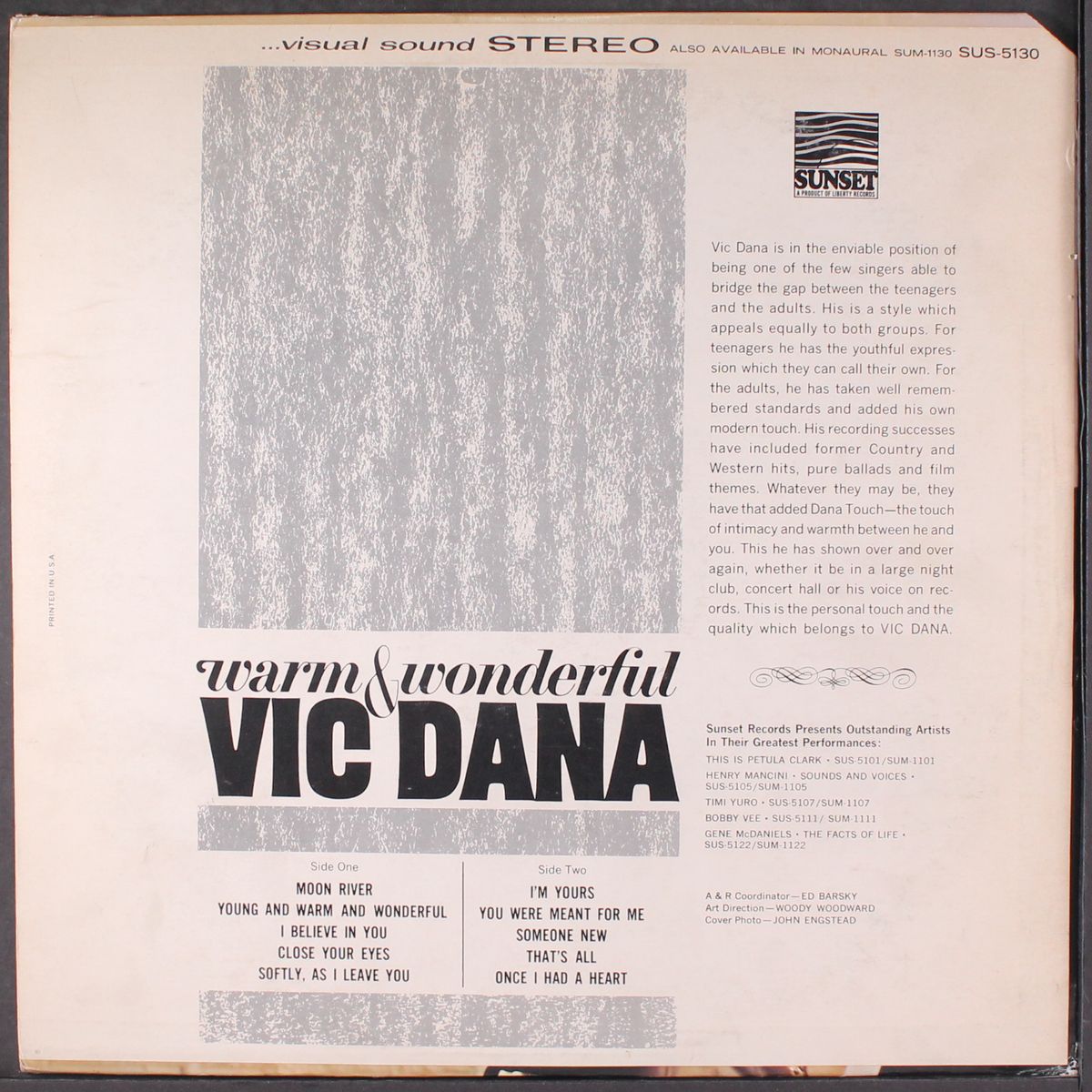warm & wonderful by VIC DANA