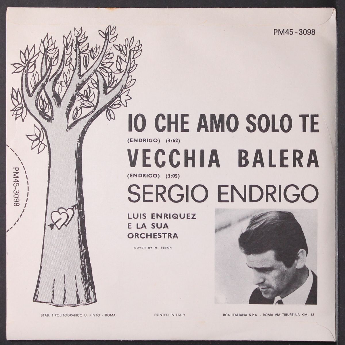 io che amo solo te by SERGIO ENDRIGO