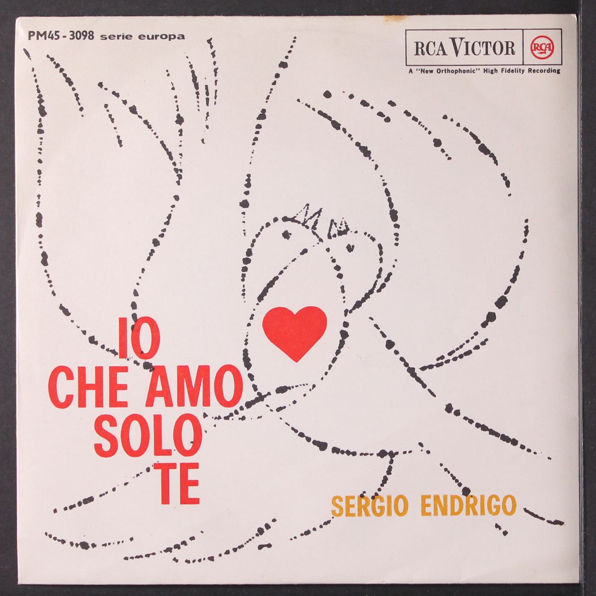 io che amo solo te by SERGIO ENDRIGO