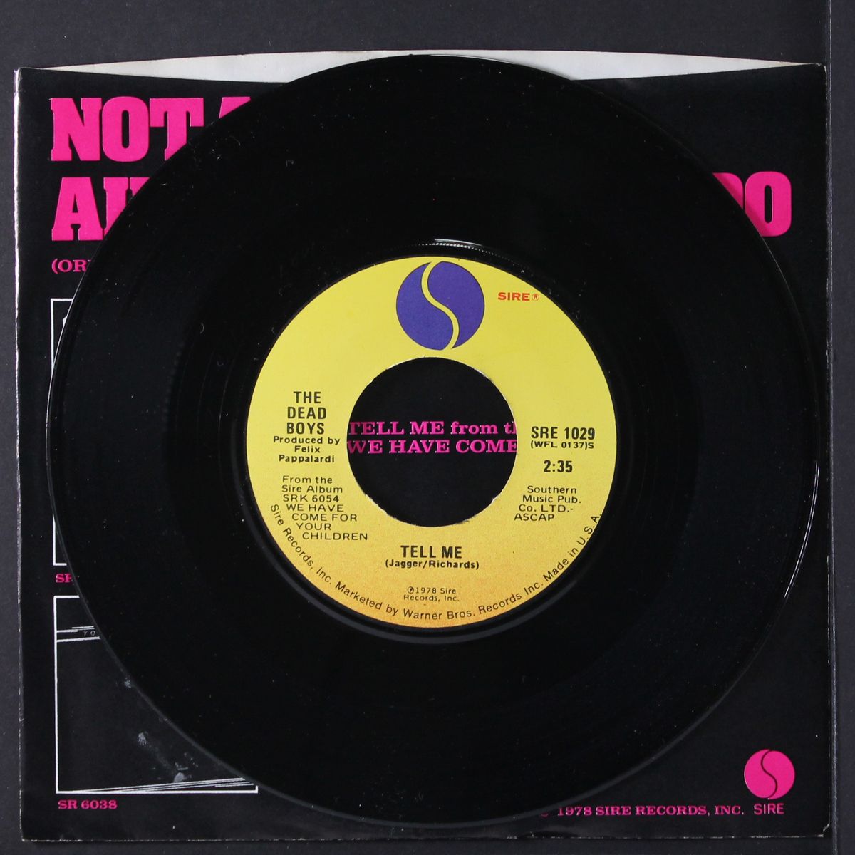 tell me / not anymore by DEAD BOYS