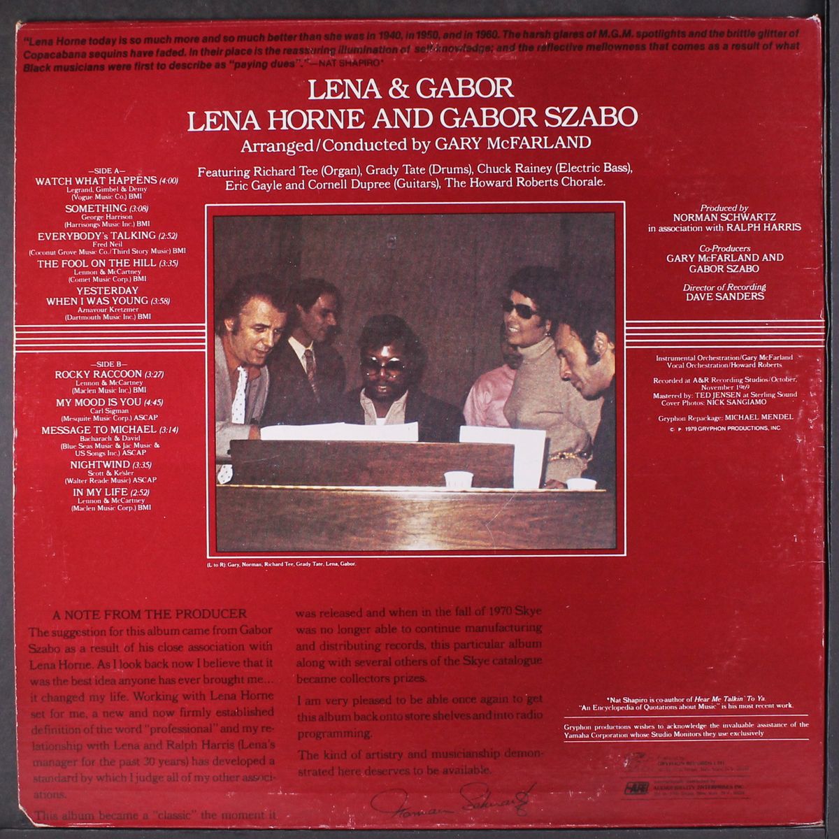 lena & gabor by LENA HORNE & GABOR SZABO