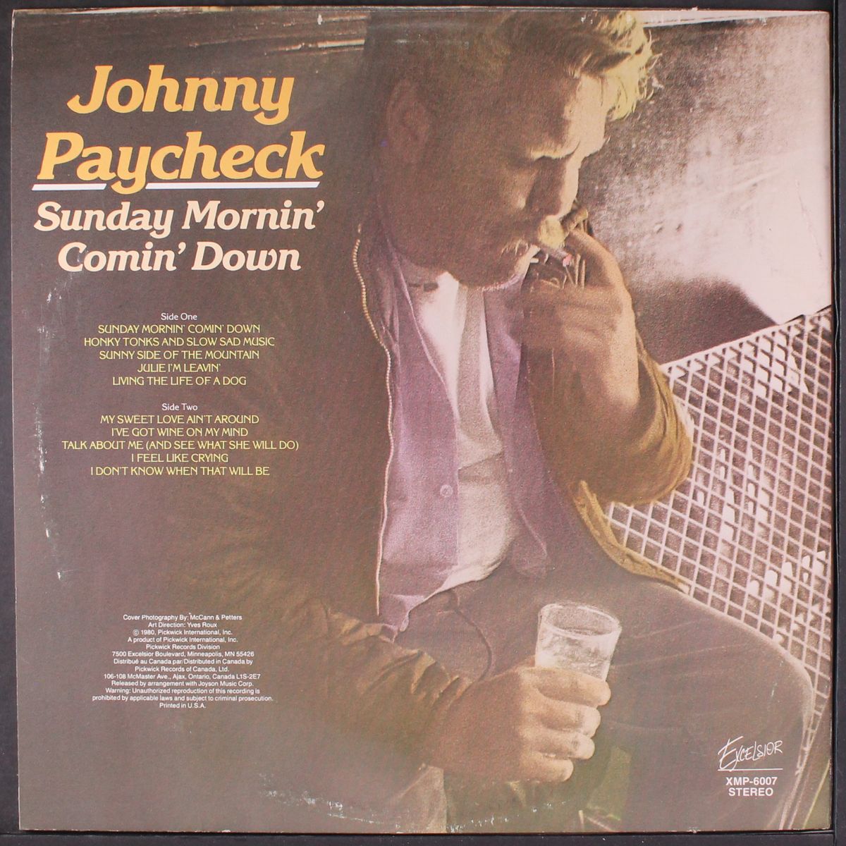sunday mornin' comin' down by JOHNNY PAYCHECK