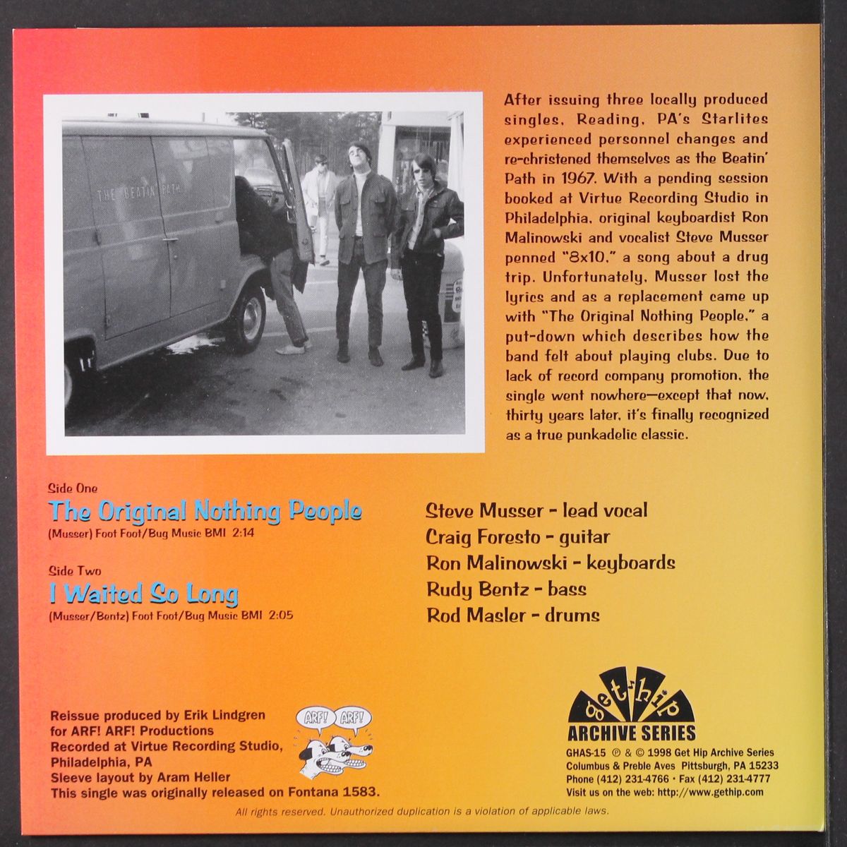 the original nothing people / i waited so long by BEATIN' PATH