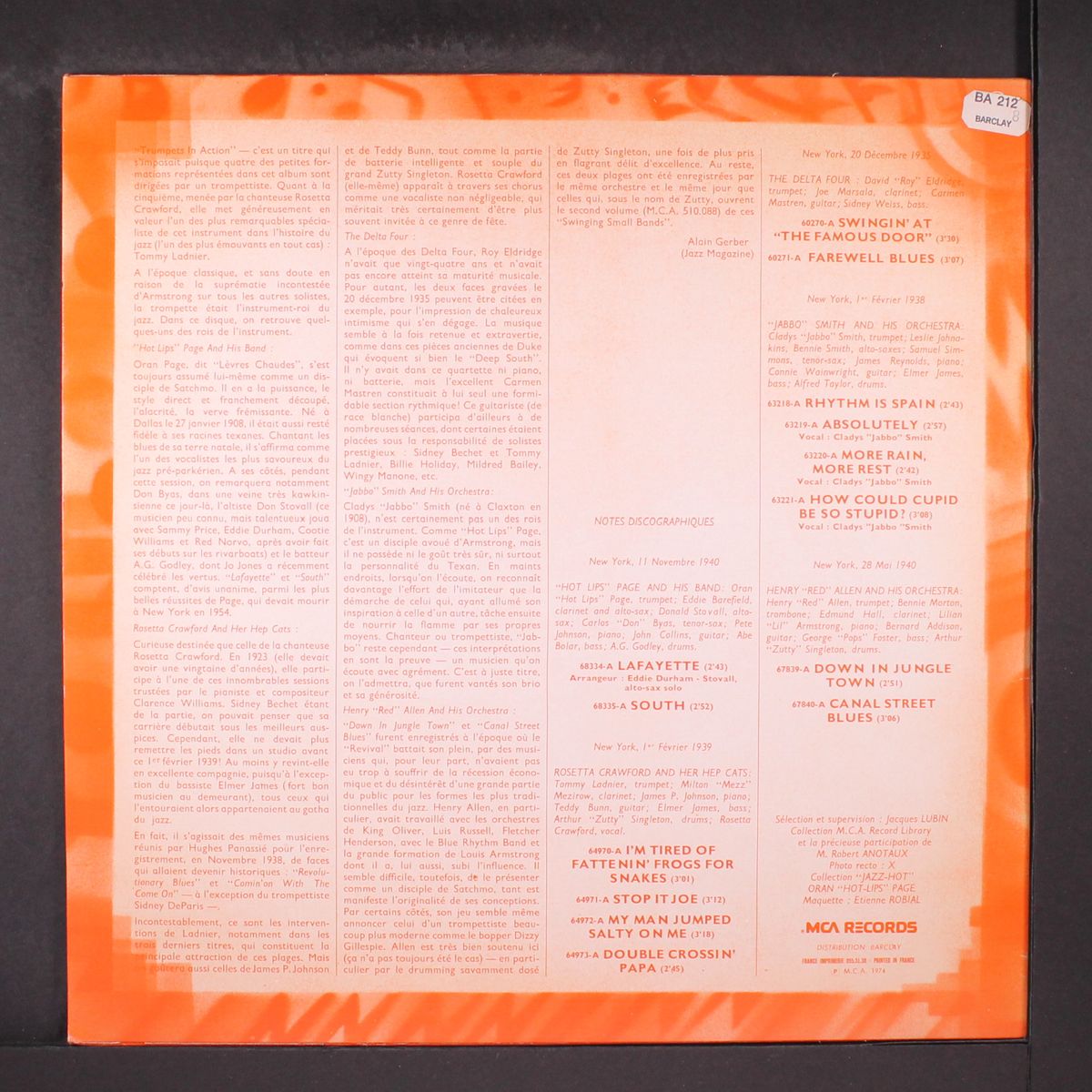 trumpets in action, 1935-1940 by VARIOUS