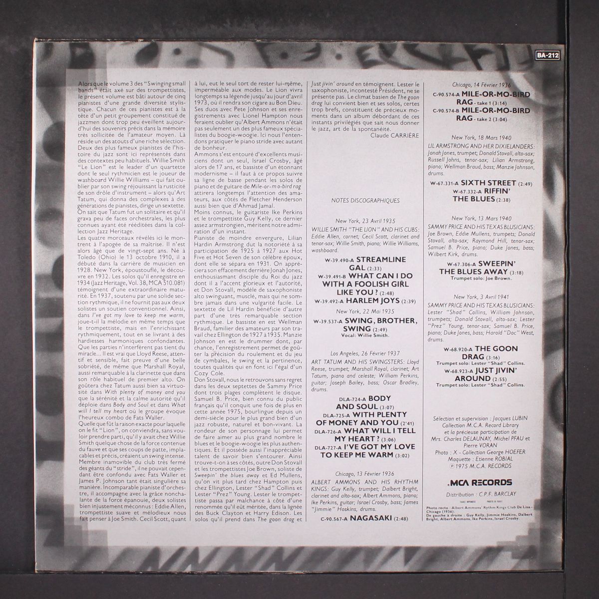 the swinging small bands, 4 by VARIOUS