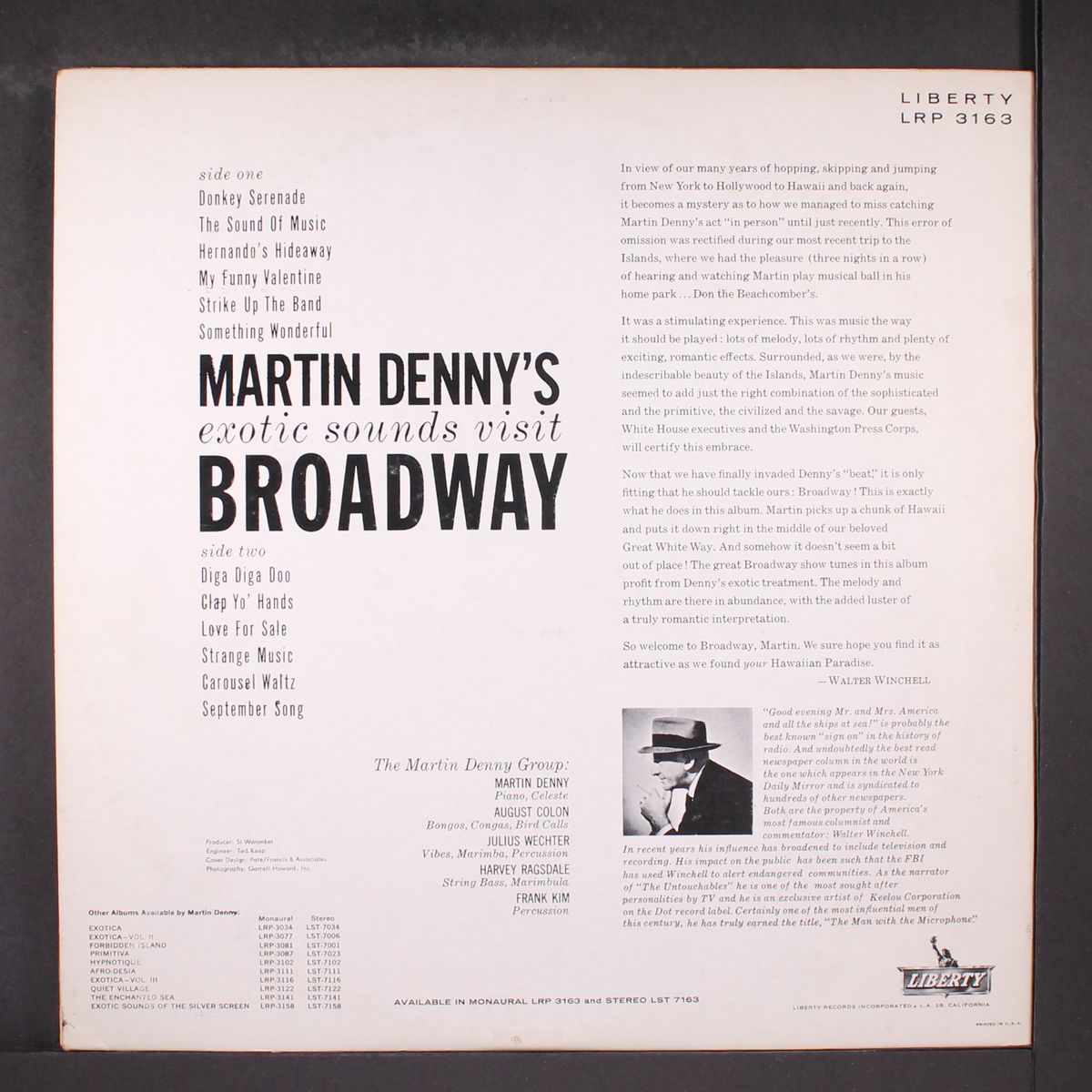 exotic sounds visit broadway by MARTIN DENNY