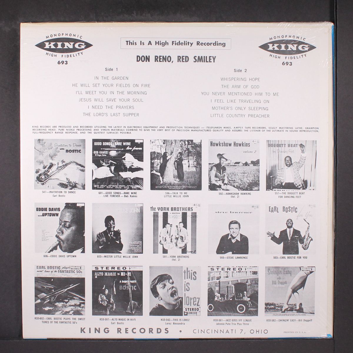 hymns sacred gospel songs by RENO & SMILEY