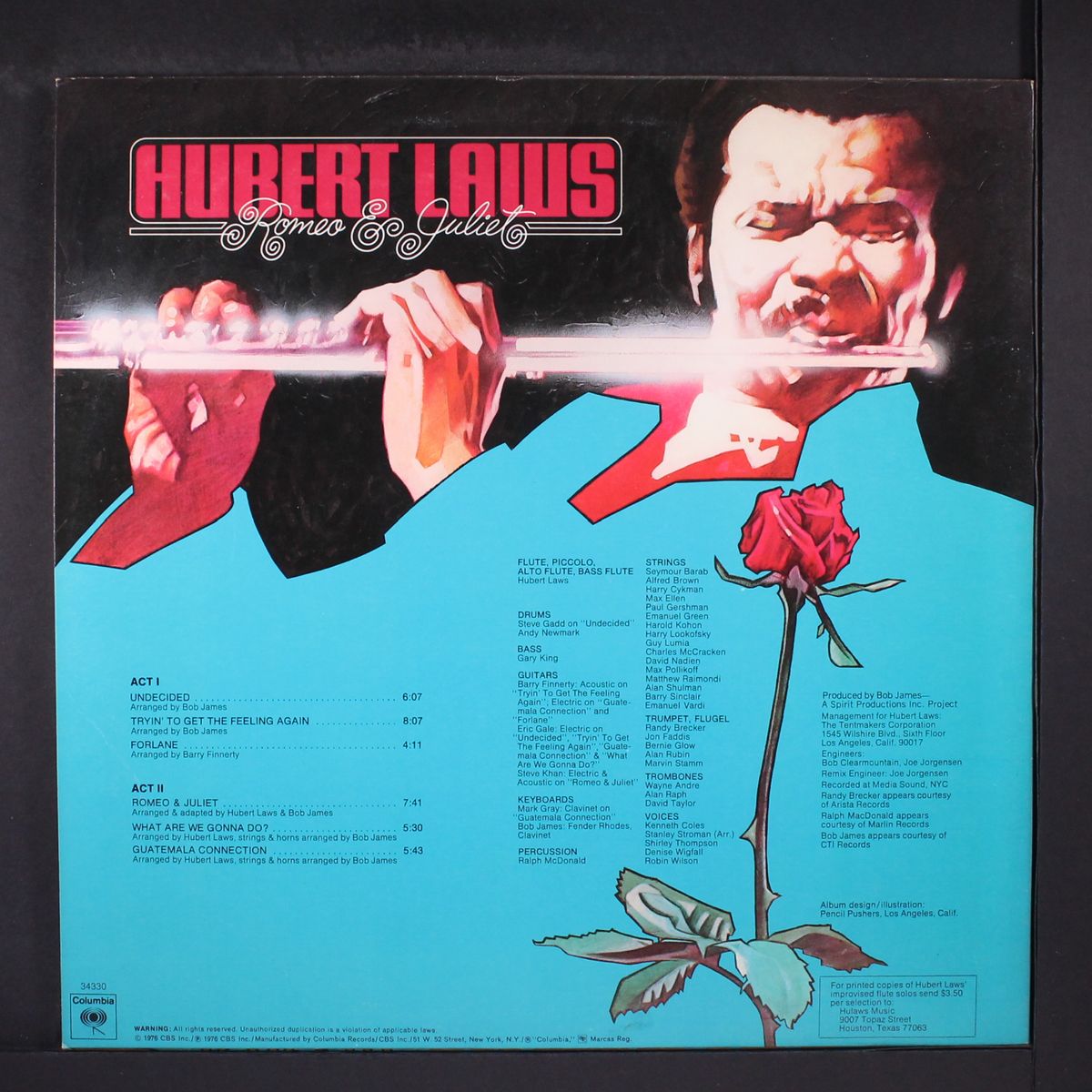 romeo & juliet by HUBERT LAWS