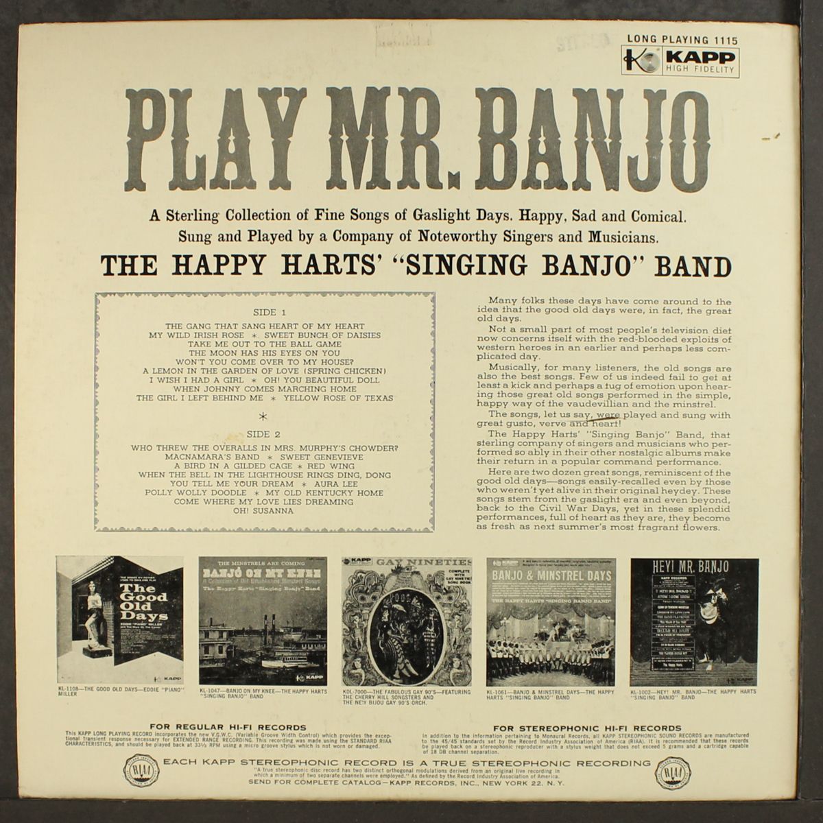 play mr. banjo by HAPPY HARTS