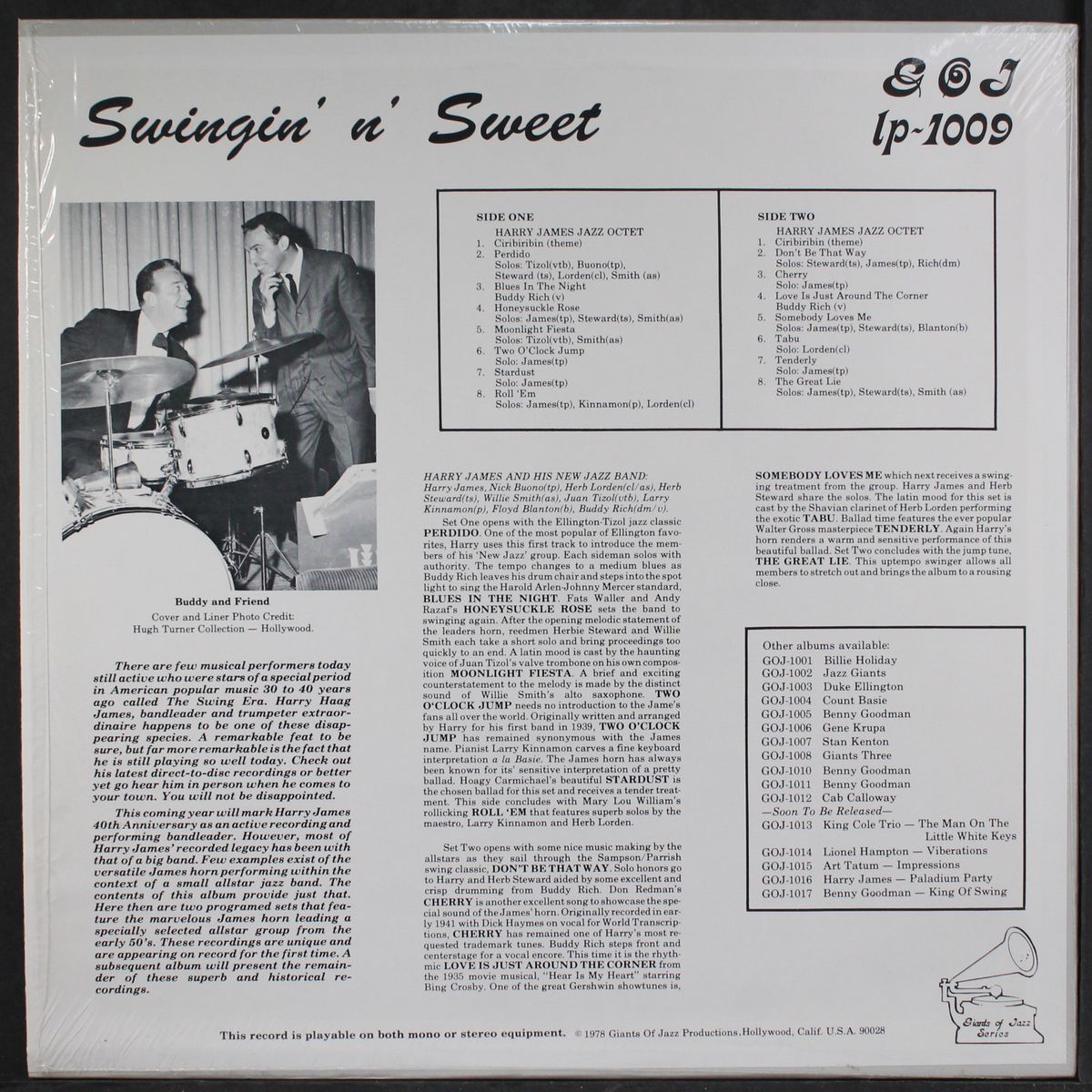 swingin n' sweet by HARRY JAMES