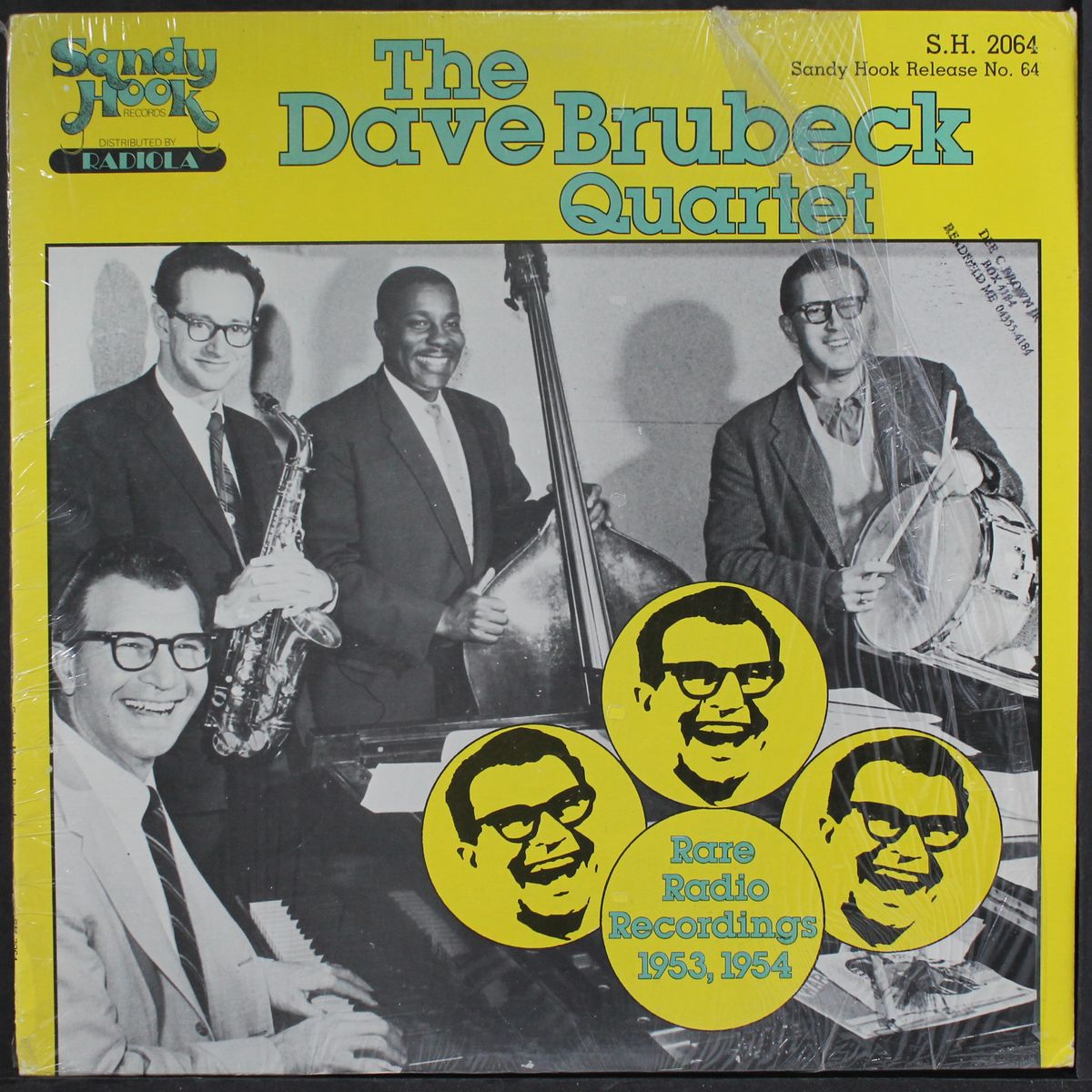 rare radio recordings 1953-1954 by DAVE BRUBECK
