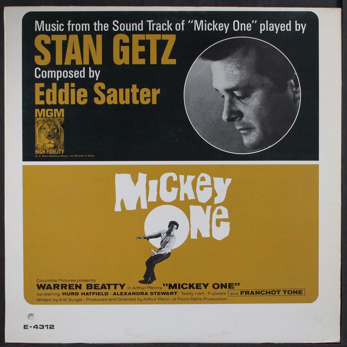 music from mickey one by STAN GETZ