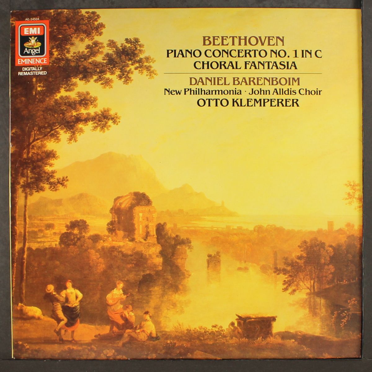beethoven: piano concerto no. 1 in c by DANIEL BARENBOIM