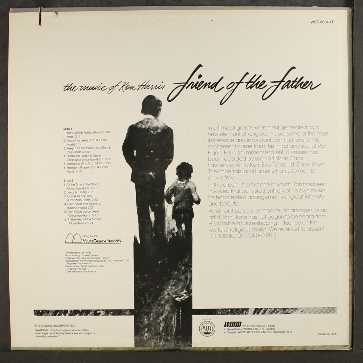 friend of the father by RON HARRIS