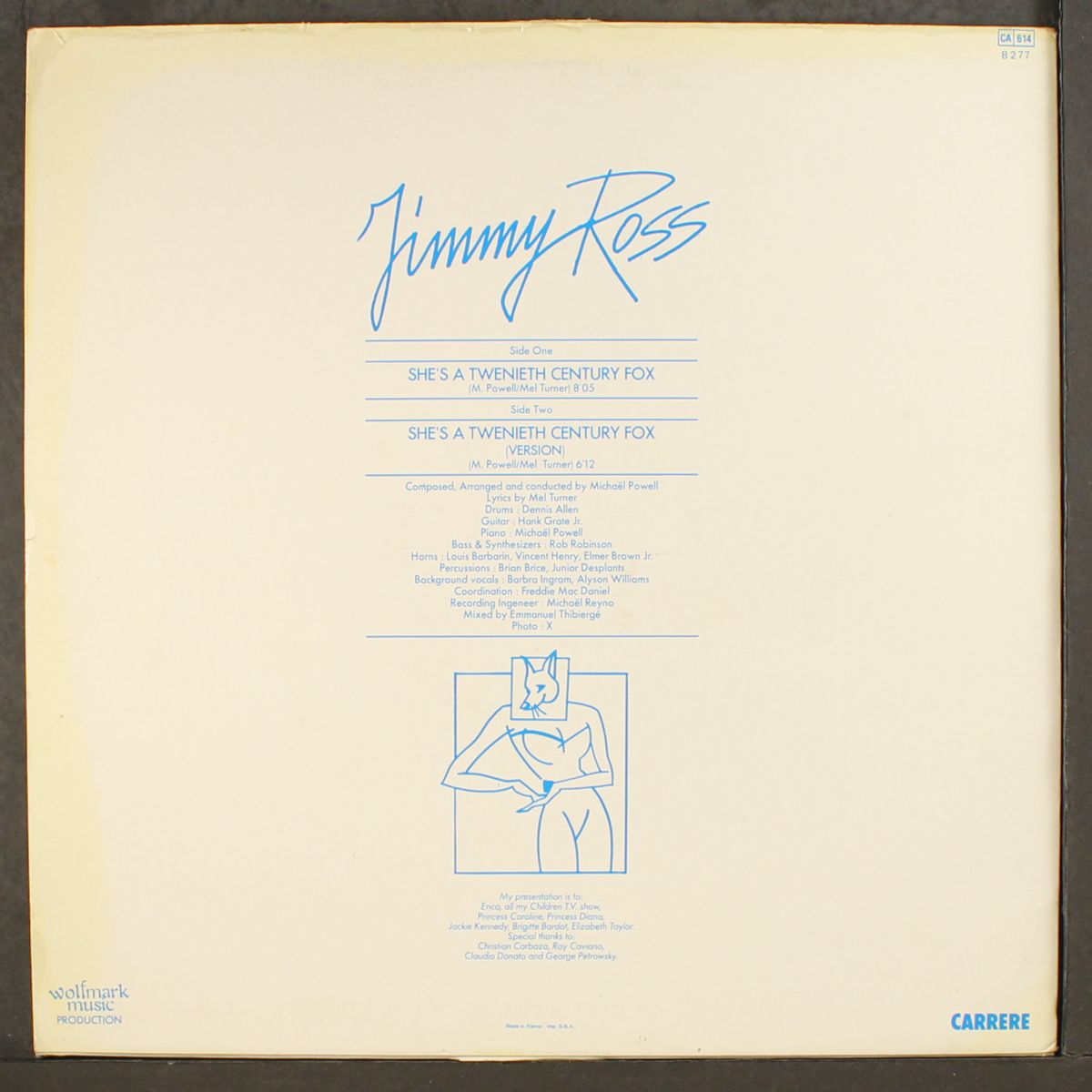 she's a twenieth century fox by JIMMY ROSS