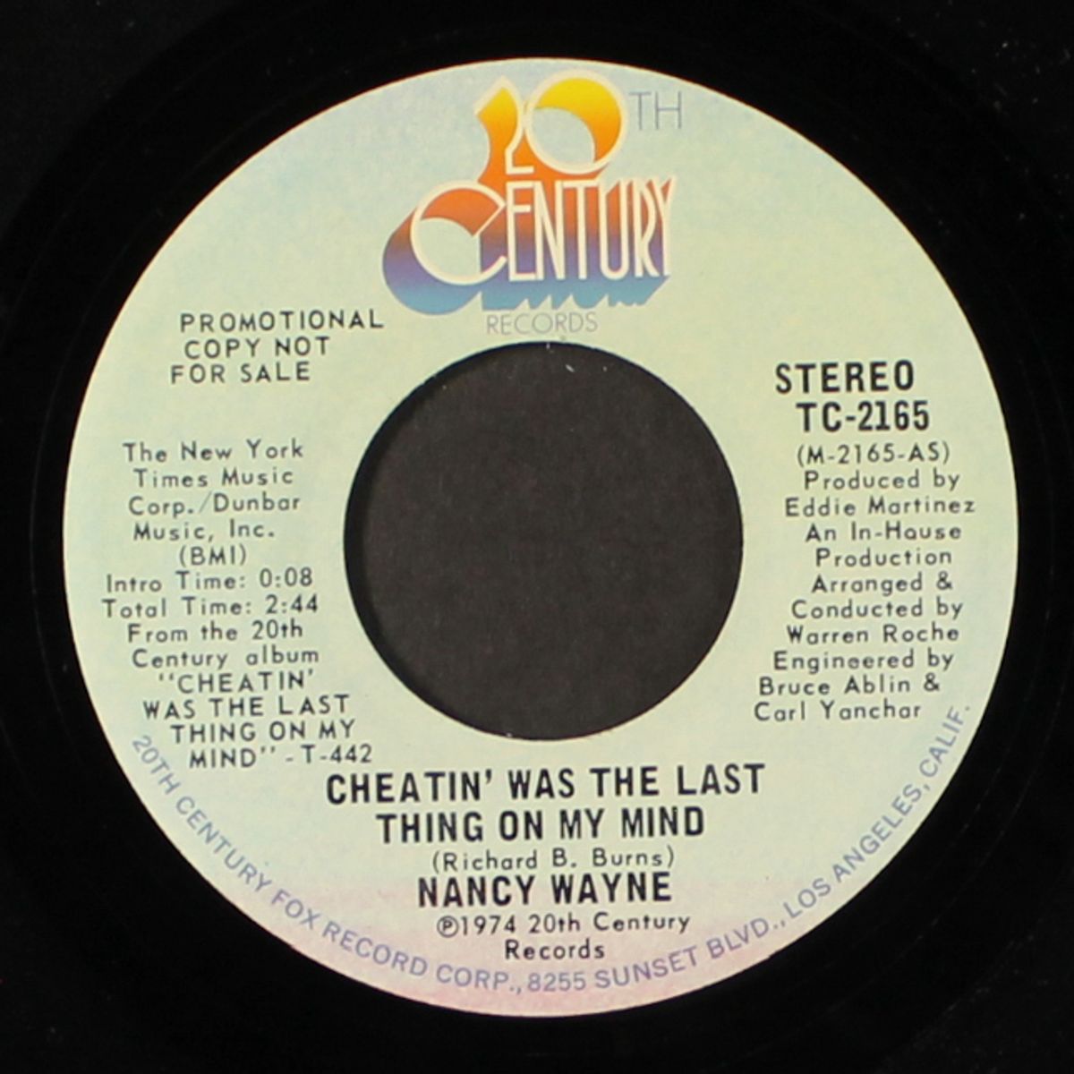 cheatin' was the last thing on my mind by NANCY WAYNE