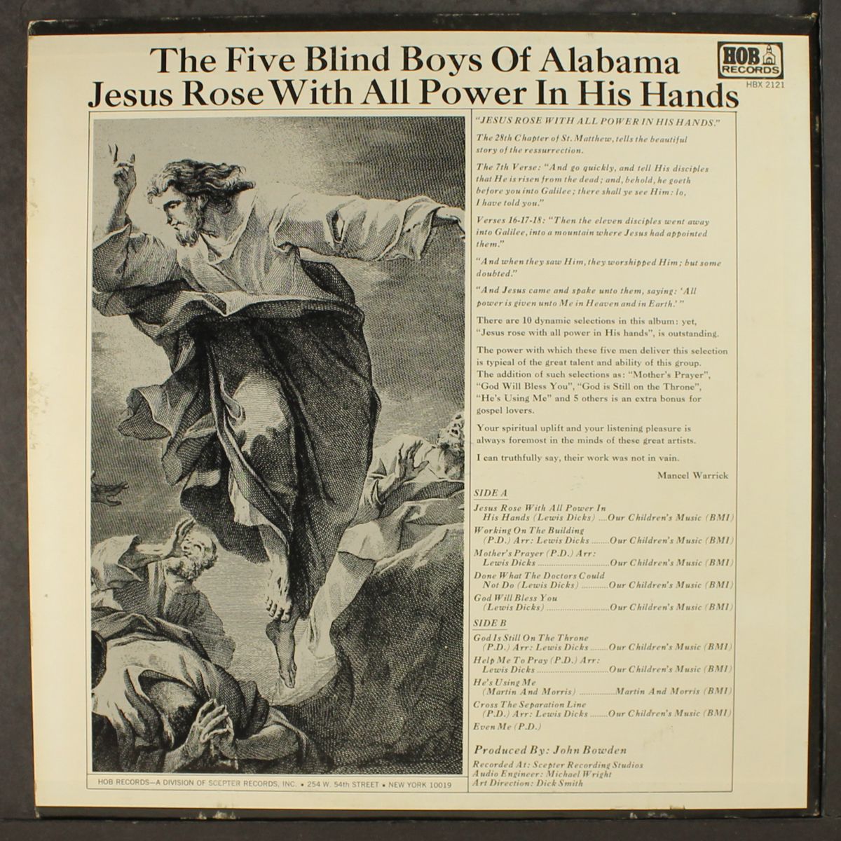 jesus rose with all power in his hands by FIVE BLIND BOYS OF ALABAMA