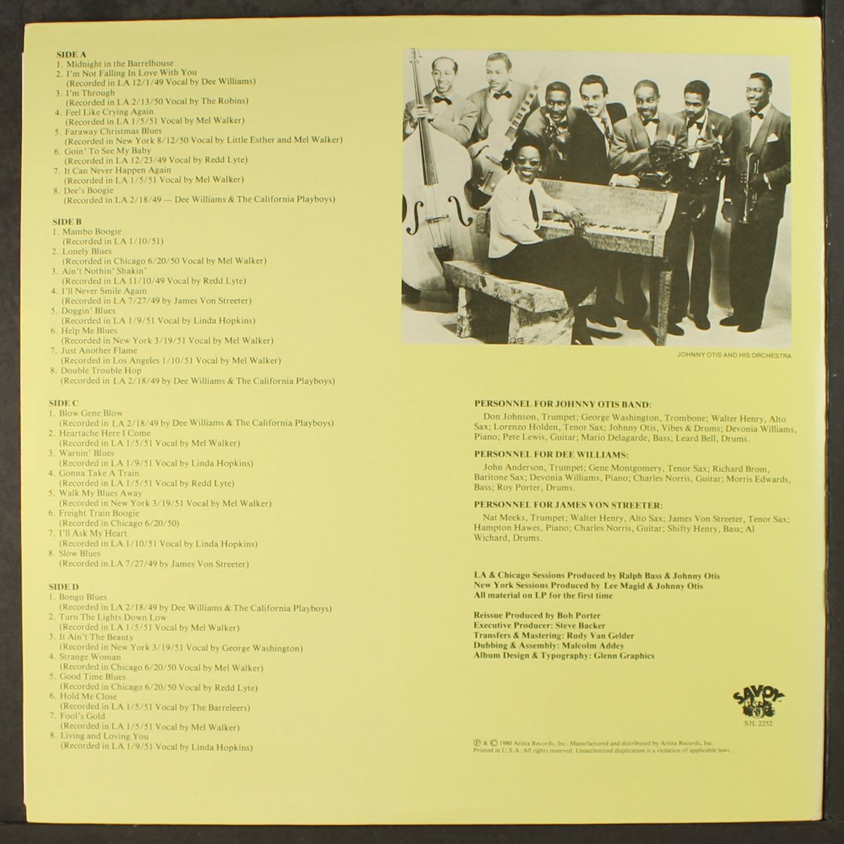 the original johnny otis show vol. 2 by JOHNNY OTIS SHOW