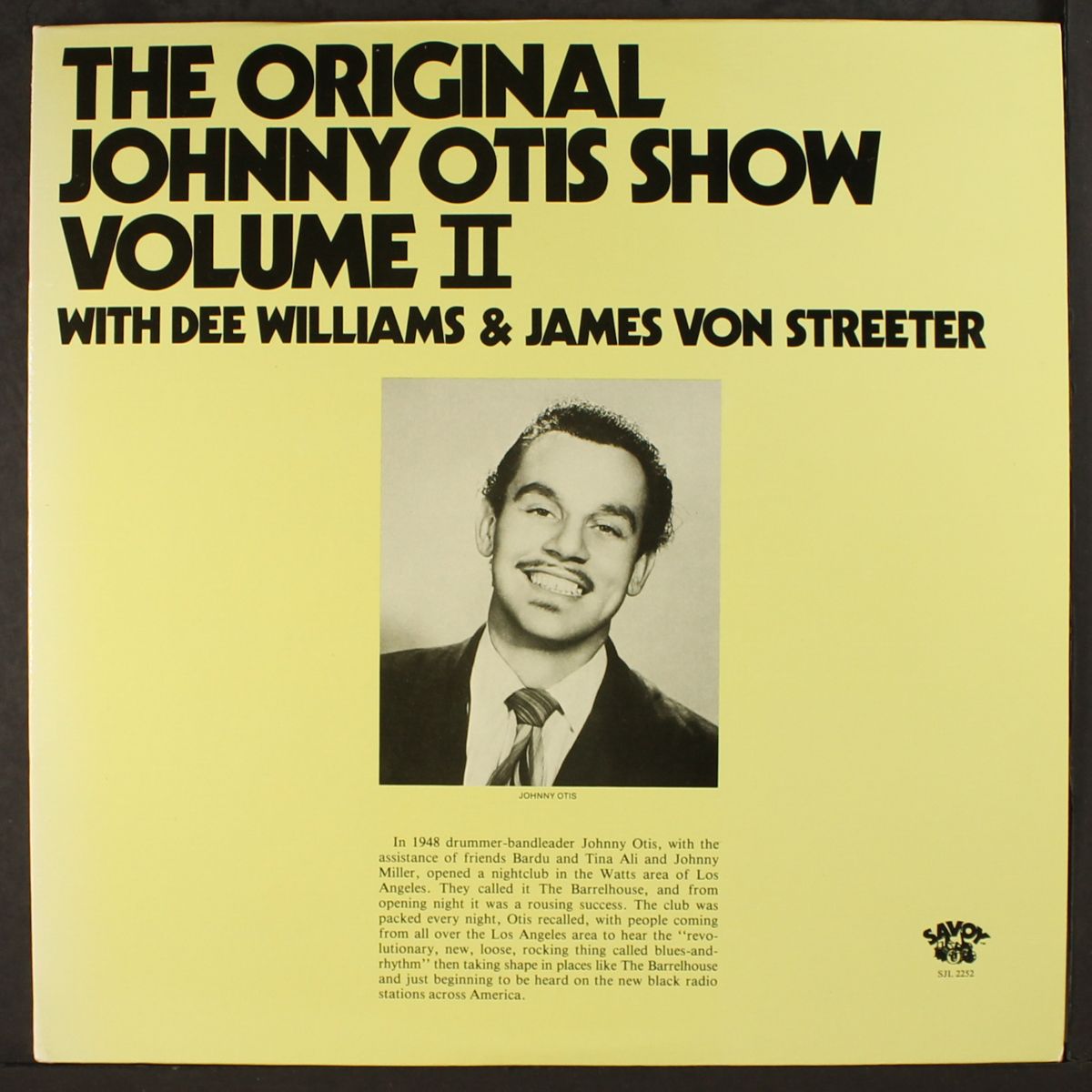 the original johnny otis show vol. 2 by JOHNNY OTIS SHOW