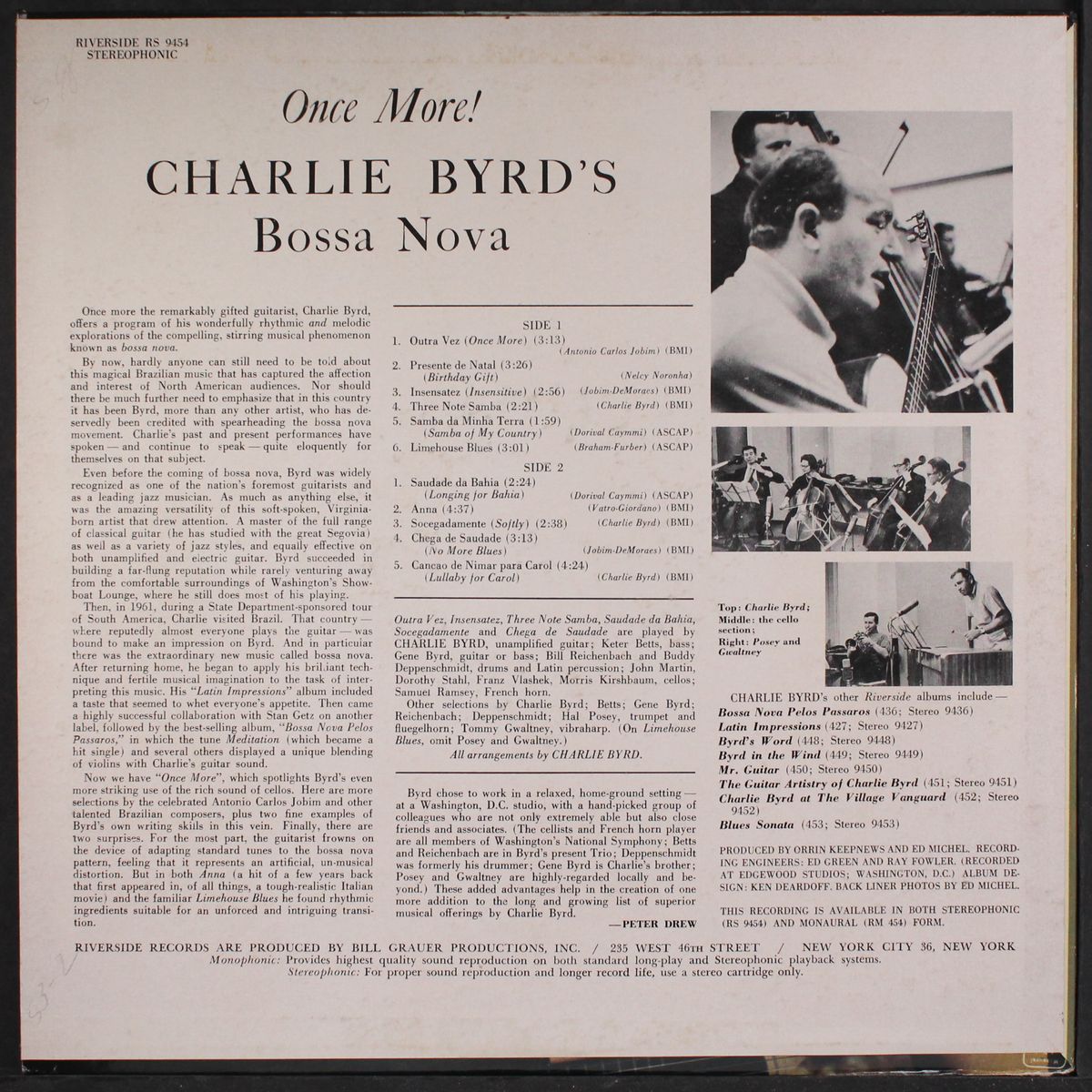once more! by CHARLIE BYRD