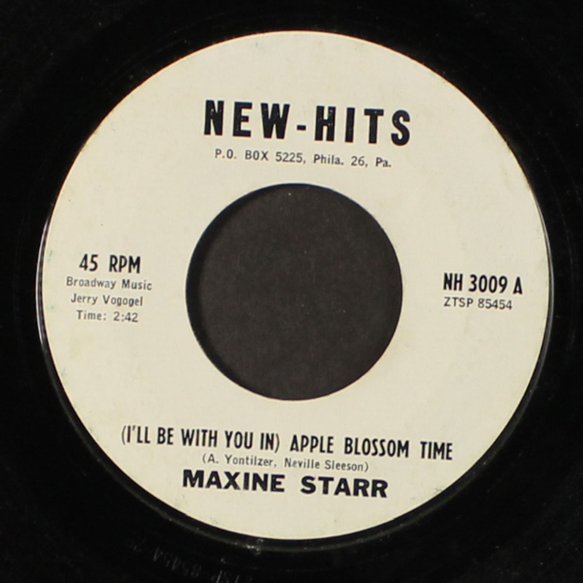 apple blossom time / love is by MAXINE STARR