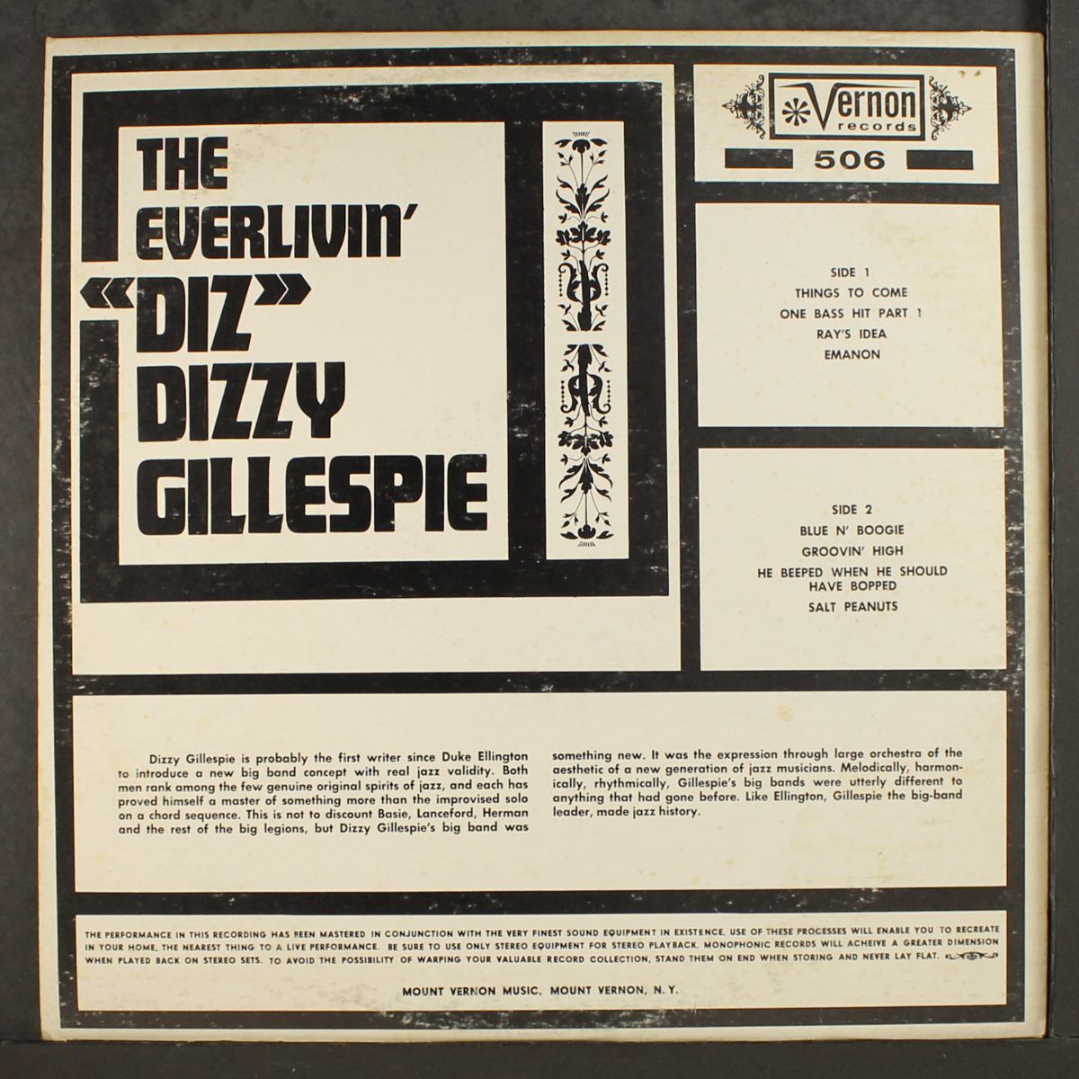 everlivin' diz by DIZZY GILLESPIE