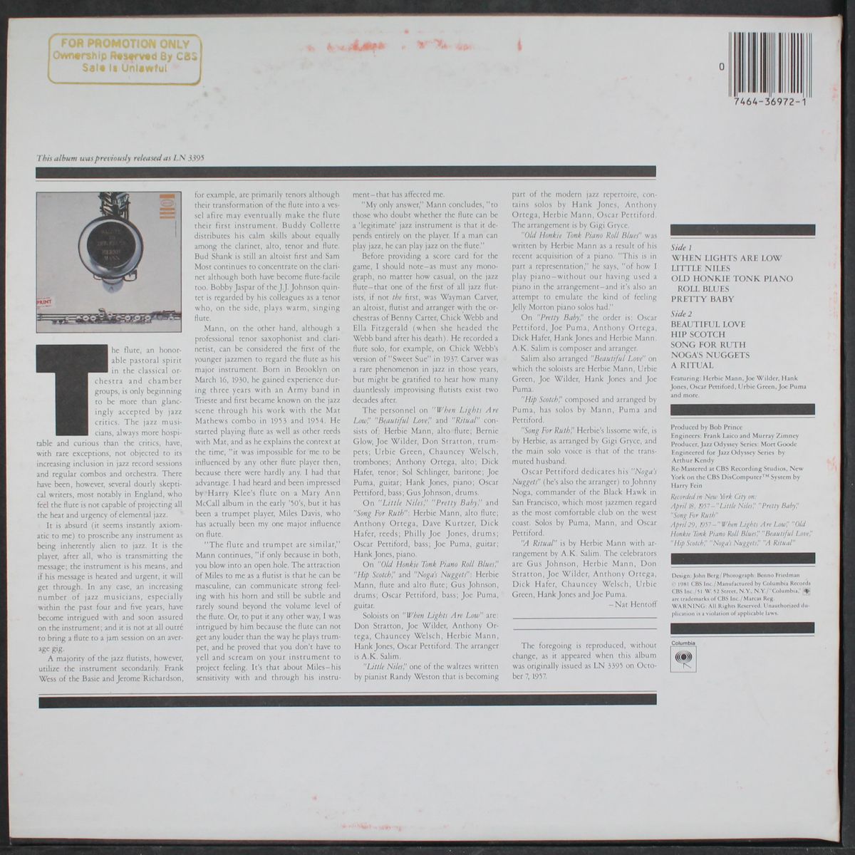 flute mann by HERBIE MANN