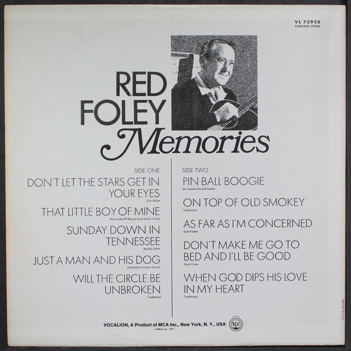 memories by RED FOLEY