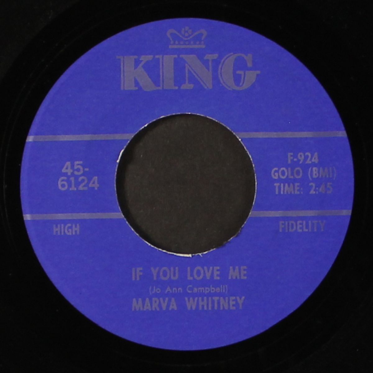 your love was good for me / if you love me by MARVA WHITNEY