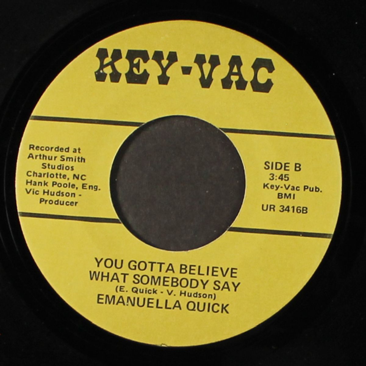 you and me / you gotta believe what somebody say by EMANUELLA QUICK