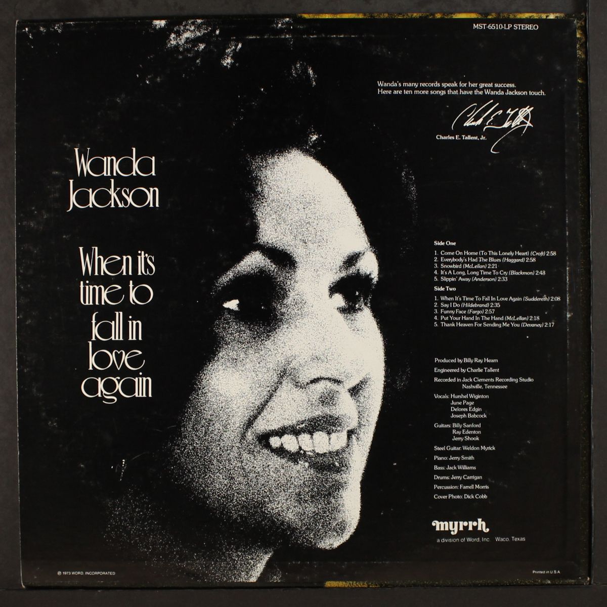 when it's time to fall in love again by WANDA JACKSON