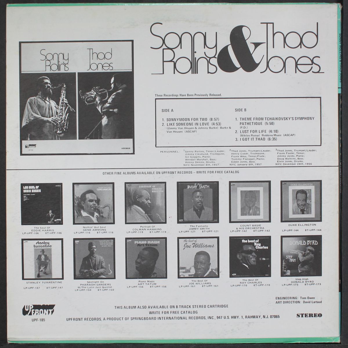sonny rollins & thad jones by SONNY ROLLINS & THAD JONES