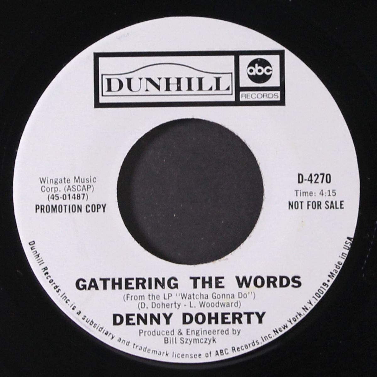watcha gonna do by DENNY DOHERTY