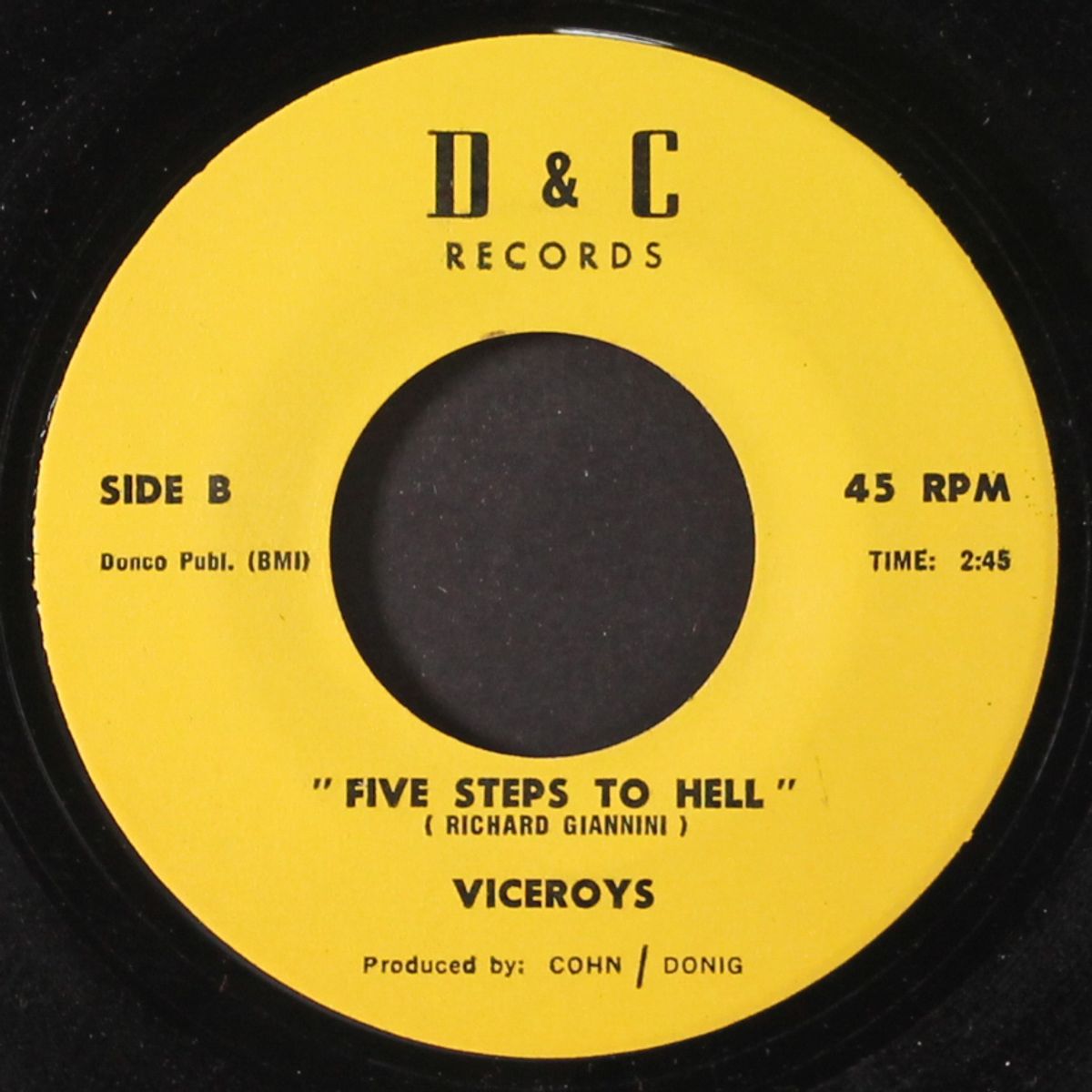 five steps to hell / wait & see by VICEROYS